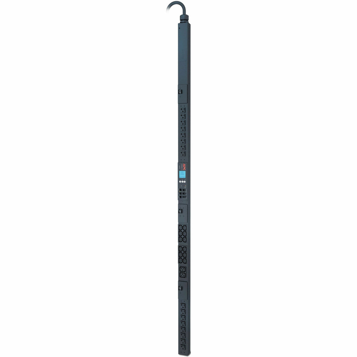 APC NetShelter Metered Rack PDU, 2G, 0U, 30A, 100-120/200-240V, 16 NEMA 5-20R, 12 C13, 2 C19 outlets - AP8870