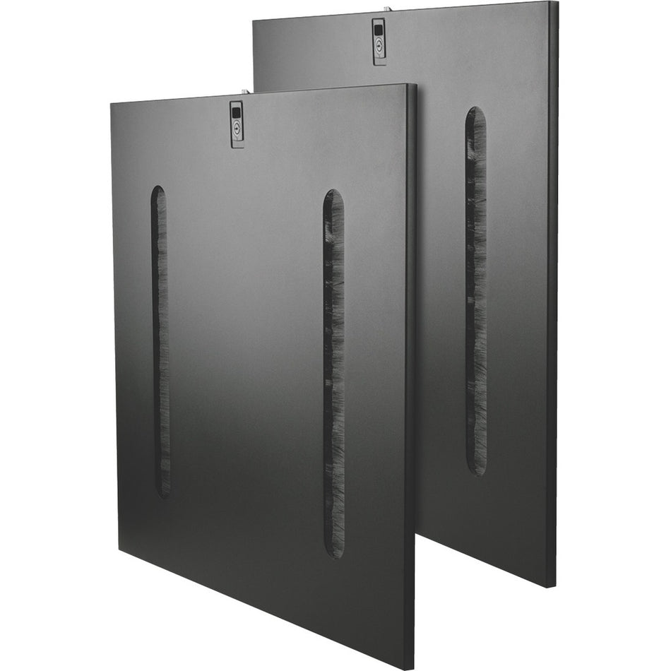 Tripp Lite by Eaton SmartRack Pass-Through Side Panel with Key-Locking Latches for 42U Server Rack Cabinet, 2 Panels - SR42SIDEPT