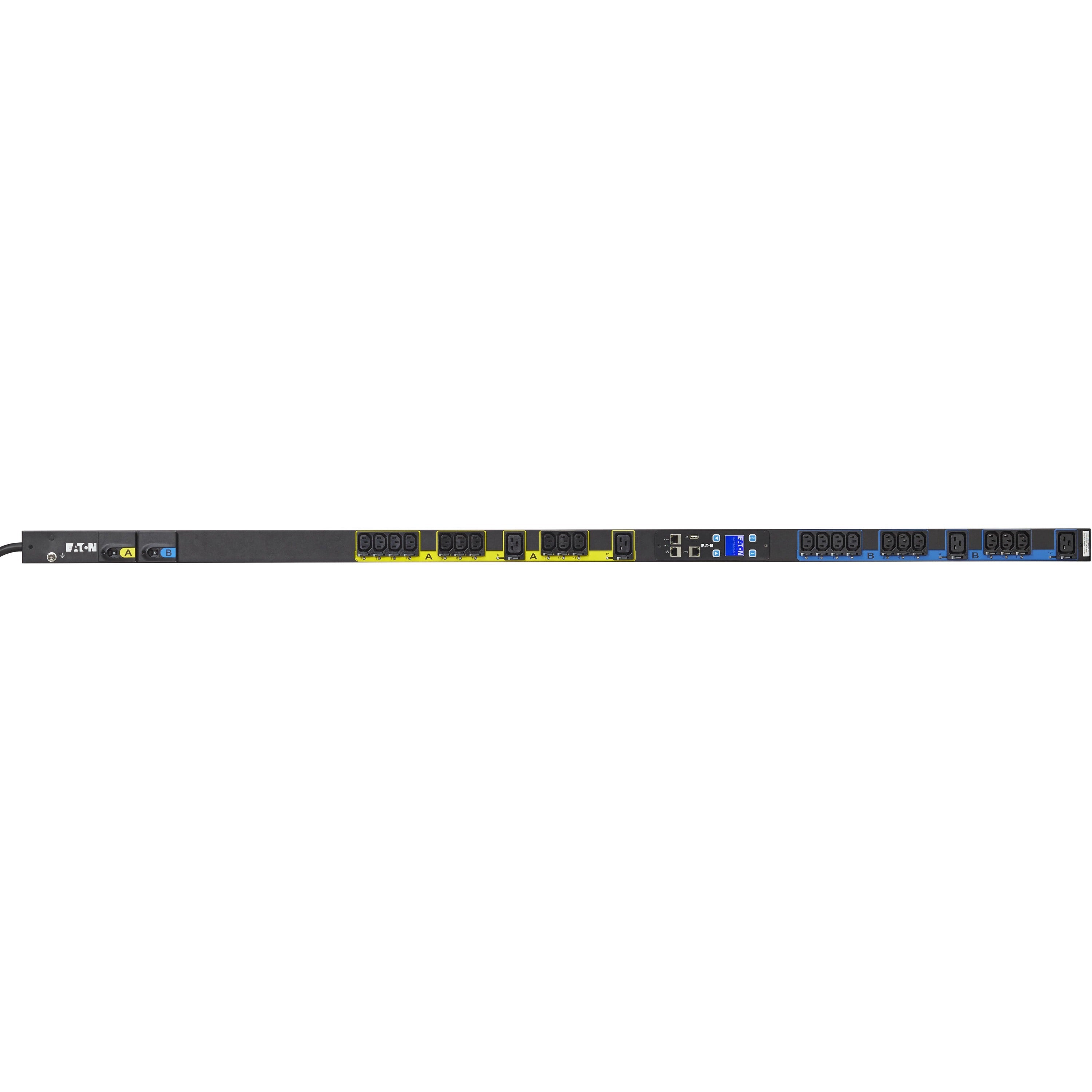 Eaton Managed Rack PDU 5.76 kW max 200-240V 24A 24 Outlet Single-Phase PDU - EMA107-10