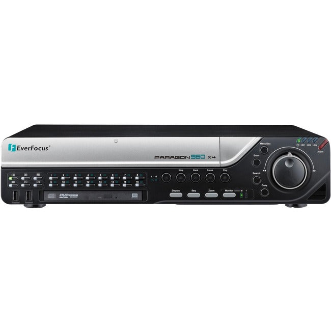 EverFocus 32 Channel Real - Time WD1/960H DVR - 8 TB HDD - PARAGON960X4-32/8T