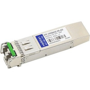 AddOn MSA and TAA Compliant 10GBase-ER SFP+ Transceiver (SMF, 1550nm, 40km, LC) - SFP-10GBASE-ER-AO