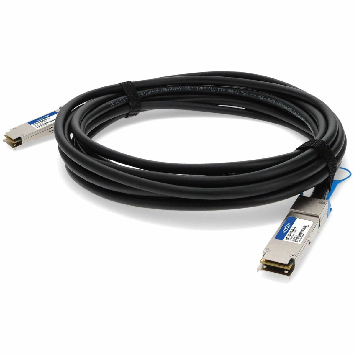 AddOn MSA and TAA Compliant 40GBase-CU QSFP+ to QSFP+ Direct Attach Cable (Active Twinax, 3m) - QSFP-40G-ADAC3M-AO