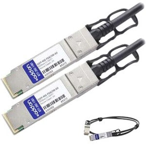 AddOn MSA and TAA Compliant 40GBase-CU QSFP+ to QSFP+ Direct Attach Cable (Passive Twinax, 2m) - QSFP-40G-PDAC2M-AO