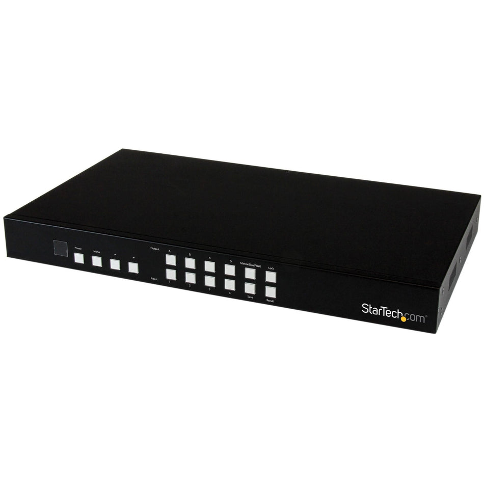 StarTech.com 4x4 HDMI Matrix Switch with Picture-and-Picture Multiviewer or Video Wall - VS424HDPIP