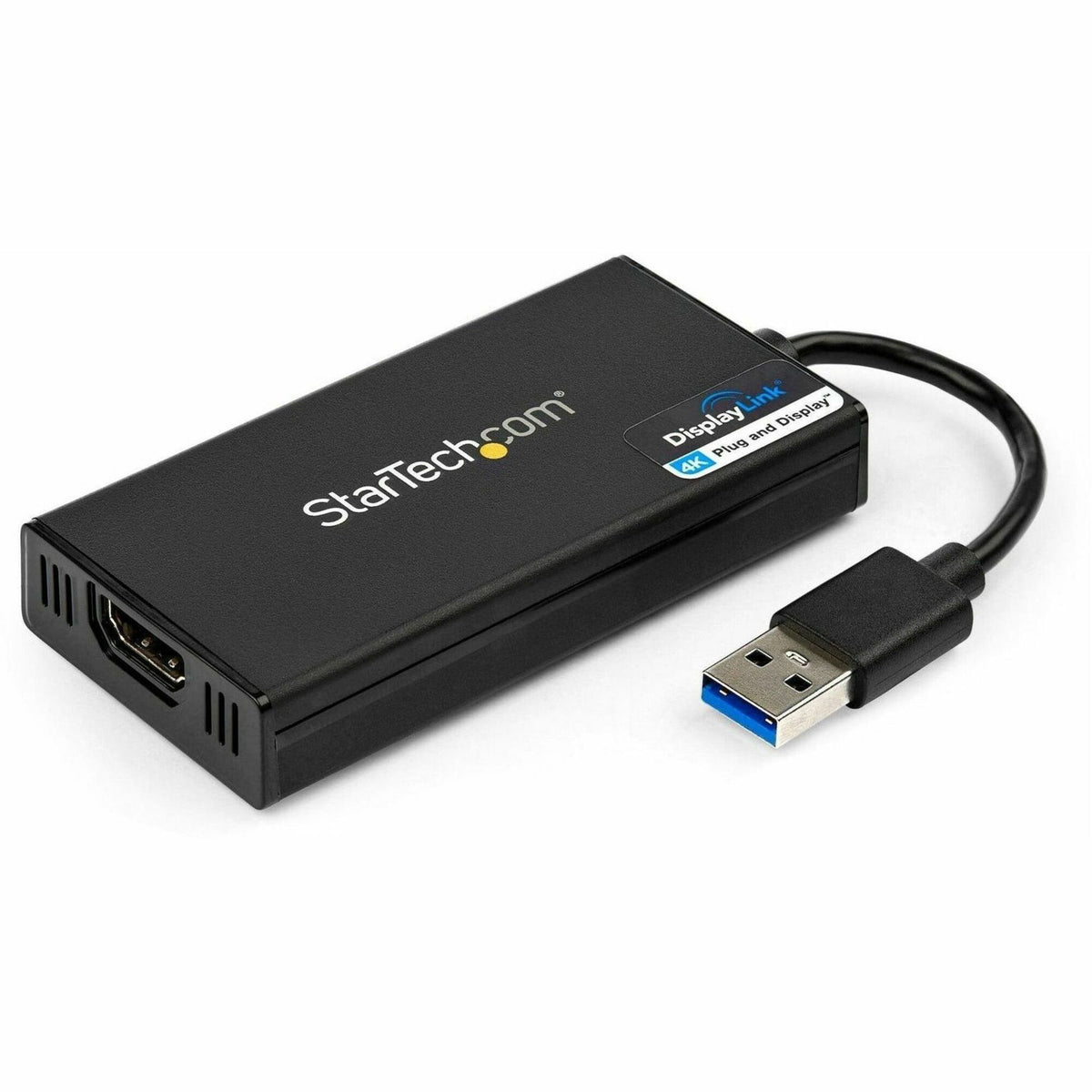 StarTech.com USB 3.0 to HDMI Adapter, 4K 30Hz, DisplayLink Certified, USB Type-A to HDMI Display Adapter Converter, External Graphics Card - USB32HD4K