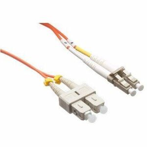 Axiom LC/SC Multimode Duplex OM2 50/125 Fiber Optic Cable 8m - LCSCMD5O-8M-AX