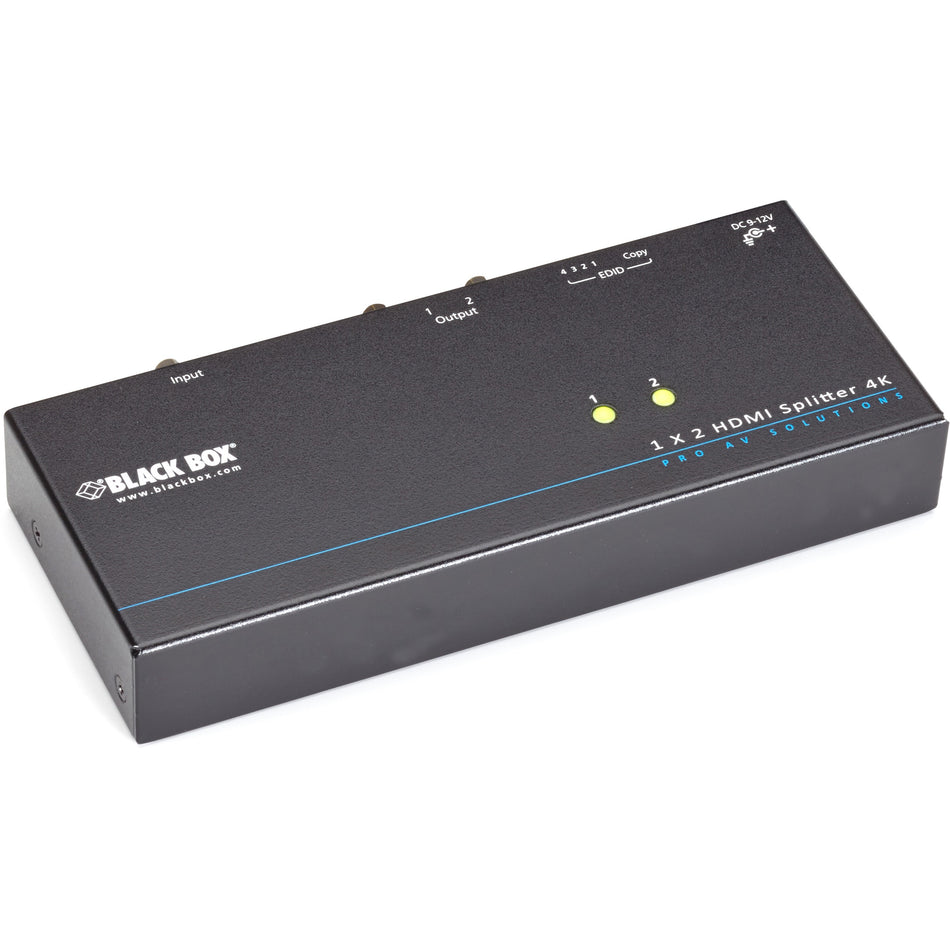 Black Box 4K HDMI Splitter - 1 x 2 - VSP-HDMI1X2-4K