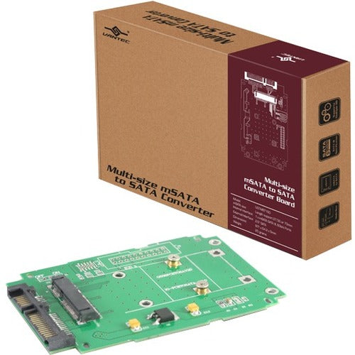 Vantec Multi-size mSATA to SATA Converter Board - UGT-MST100