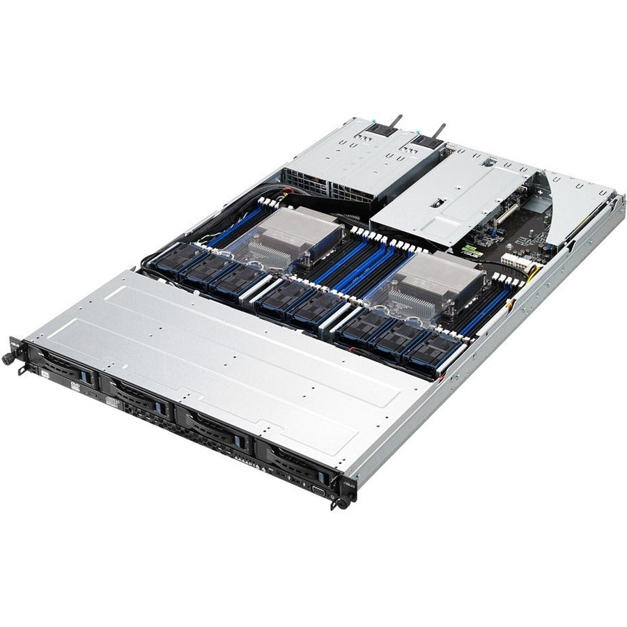 Asus RS700-E8-RS4 Barebone System - 1U Rack-mountable - Socket LGA 2011-v3 - 2 x Processor Support - 90SV021A-M01LE0