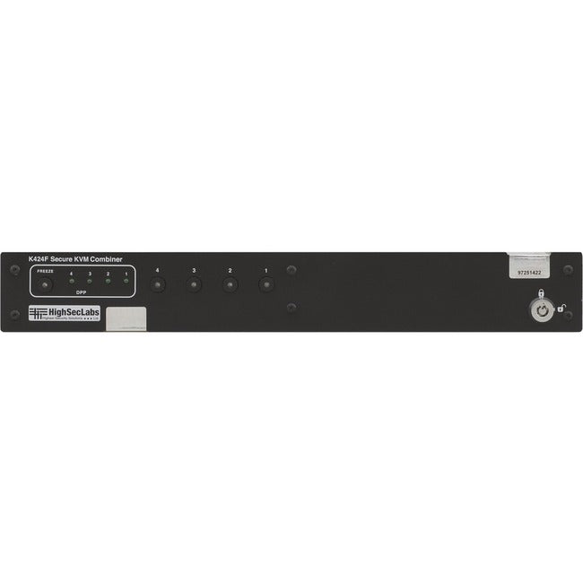 Kramer K424F HighSecLabs Secure 4-Port, Dual-Display, DVI-D KVM Combiner - K424F