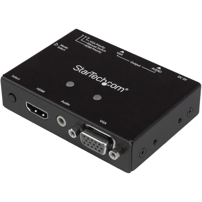 StarTech.com 2x1 VGA + HDMI to VGA Converter Switch w/ Priority Switching &acirc;&euro;" 1080p - VS221HD2VGA