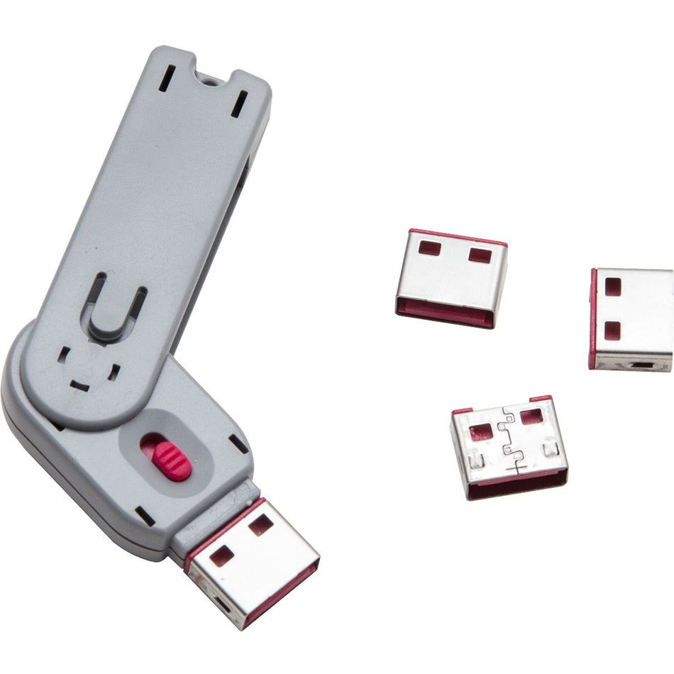 SYBA Multimedia USB Port Blocker with 1 Key and USB Lock - SY-ACC20165