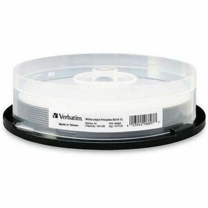 BDXL 100GB 4X White Inkjet Printable, Hub Printable - 10pk Spindle - 98897