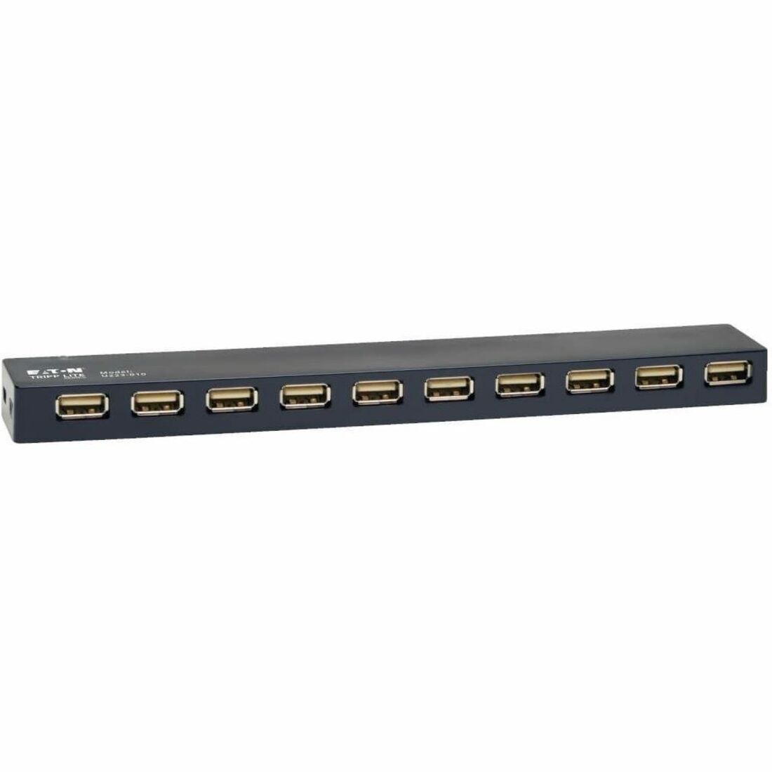 Eaton Tripp Lite Series 10-Port USB 2.0 Hub, Black - U223-010