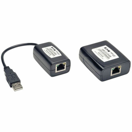 Tripp Lite by Eaton 1-Port Plug-and-Play USB 2.0 over Cat5/Cat6 Extender Kit Transmitter & Receiver USB up to 164.04 ft. (50M) TAA - B203-101-PNP