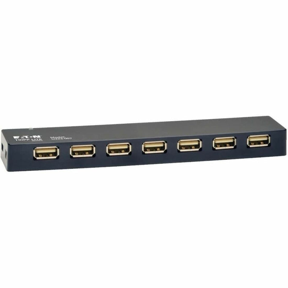 Tripp Lite by Eaton 7-Port USB 2.0 Mobile Hi-Speed Hub Notebook Laptop Bus Power AC - U223-007