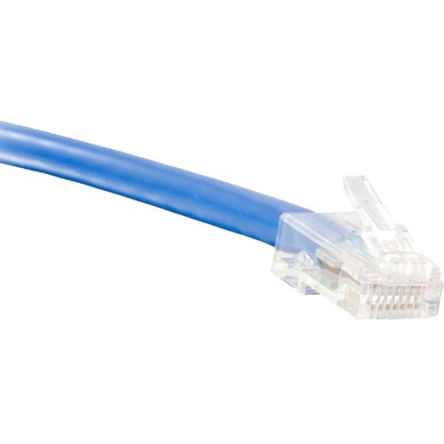 ENET Cat6 Blue 15 Foot Non-Booted (No Boot) (UTP) High-Quality Network Patch Cable RJ45 to RJ45 - 15Ft - C6-BL-NB-15-ENC