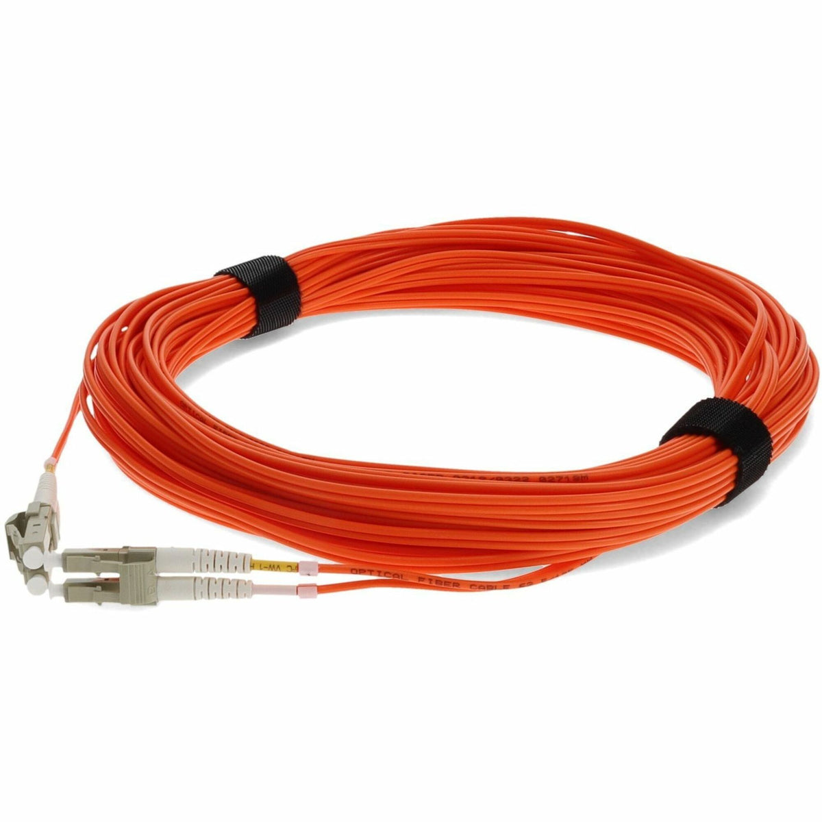 AddOn 50m LC to LC Orange OM1 Duplex OFNR (Riser-Rated) MMF Fiber Patch Cable - ADD-LC-LC-50M6MMF