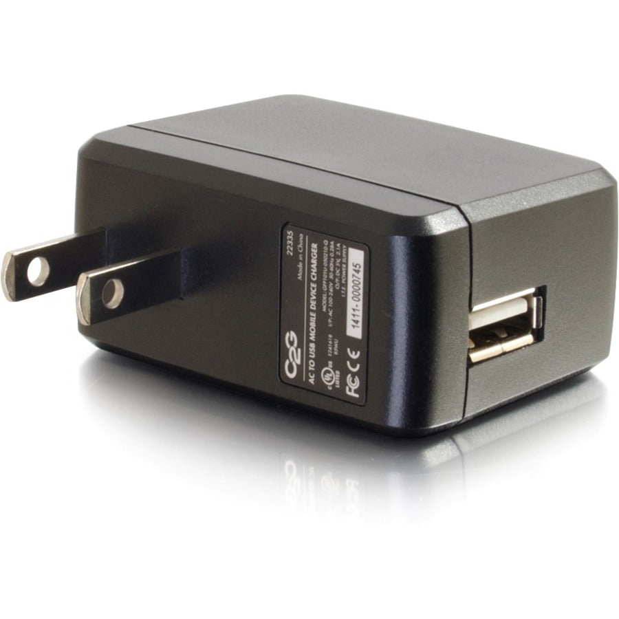 C2G USB Wall Charger - AC to USB Charger - 5V 2A Output - 22335