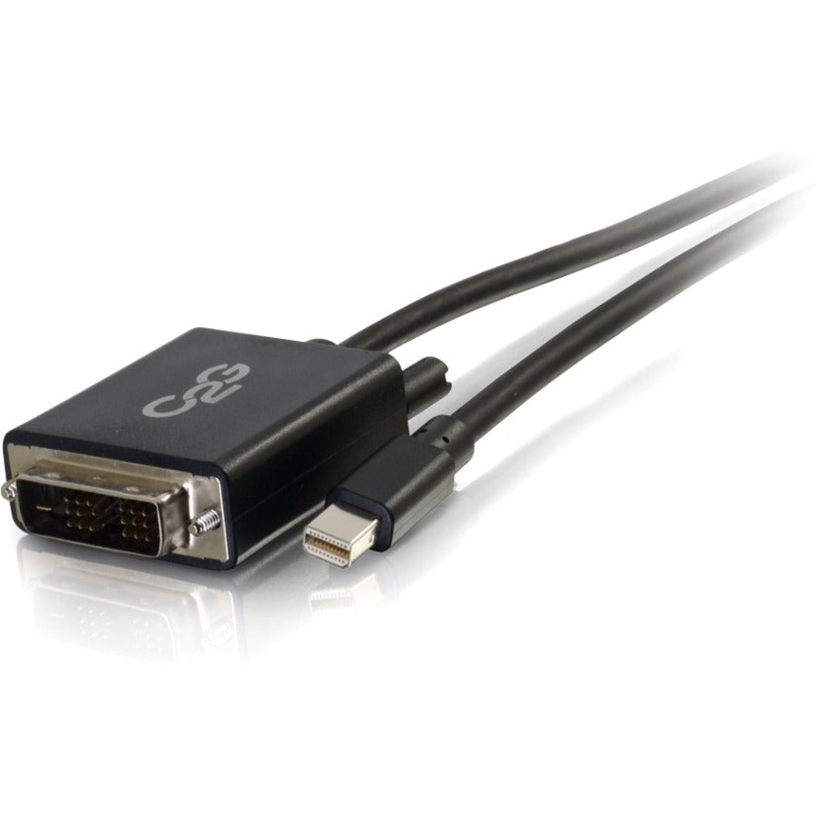 C2G 3ft Mini DisplayPort to DVI Cable - Single Link DVI-D Adapter - Black - 54334