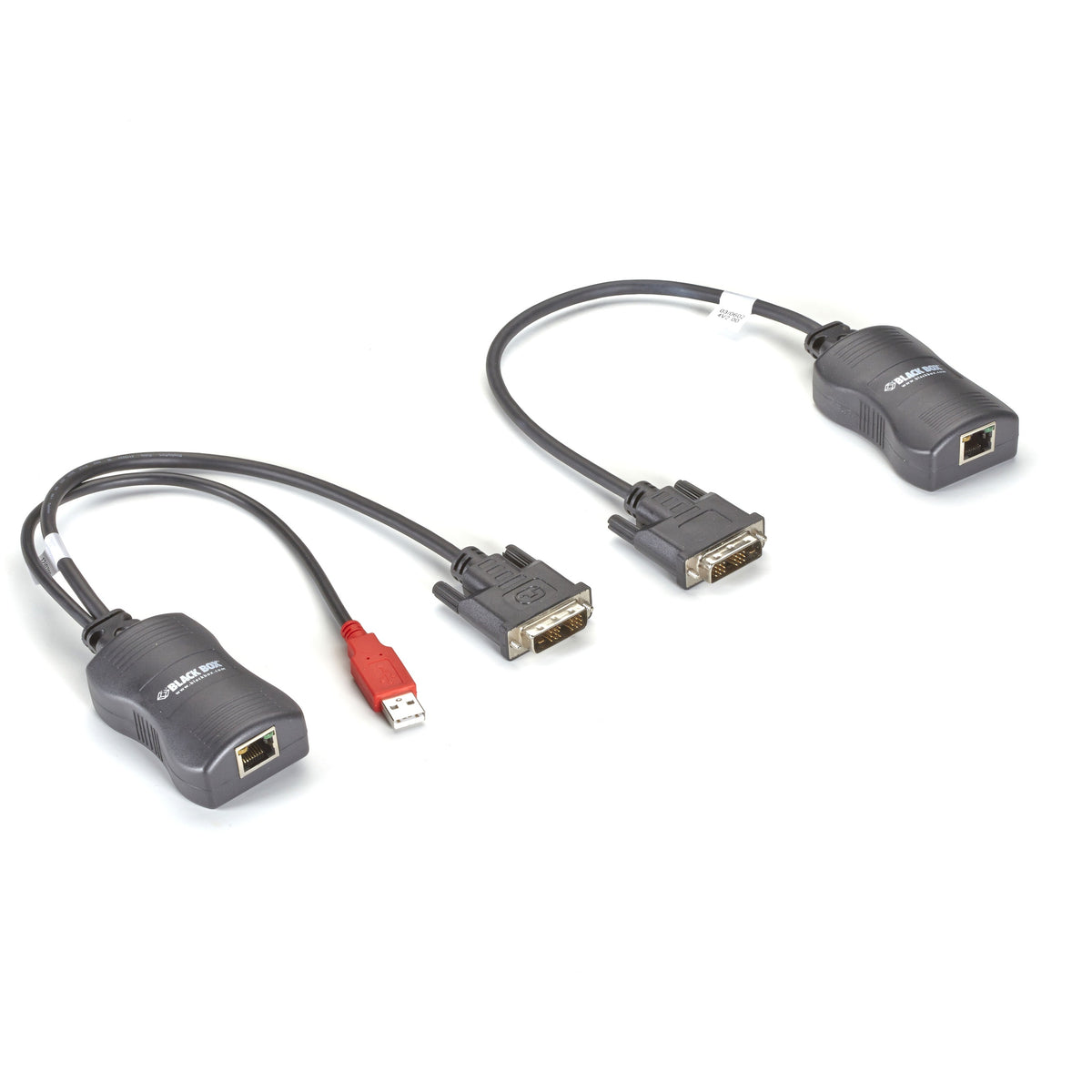 Black Box Line-Powered Extender Kit - DVI Over CATx - AVU8011A