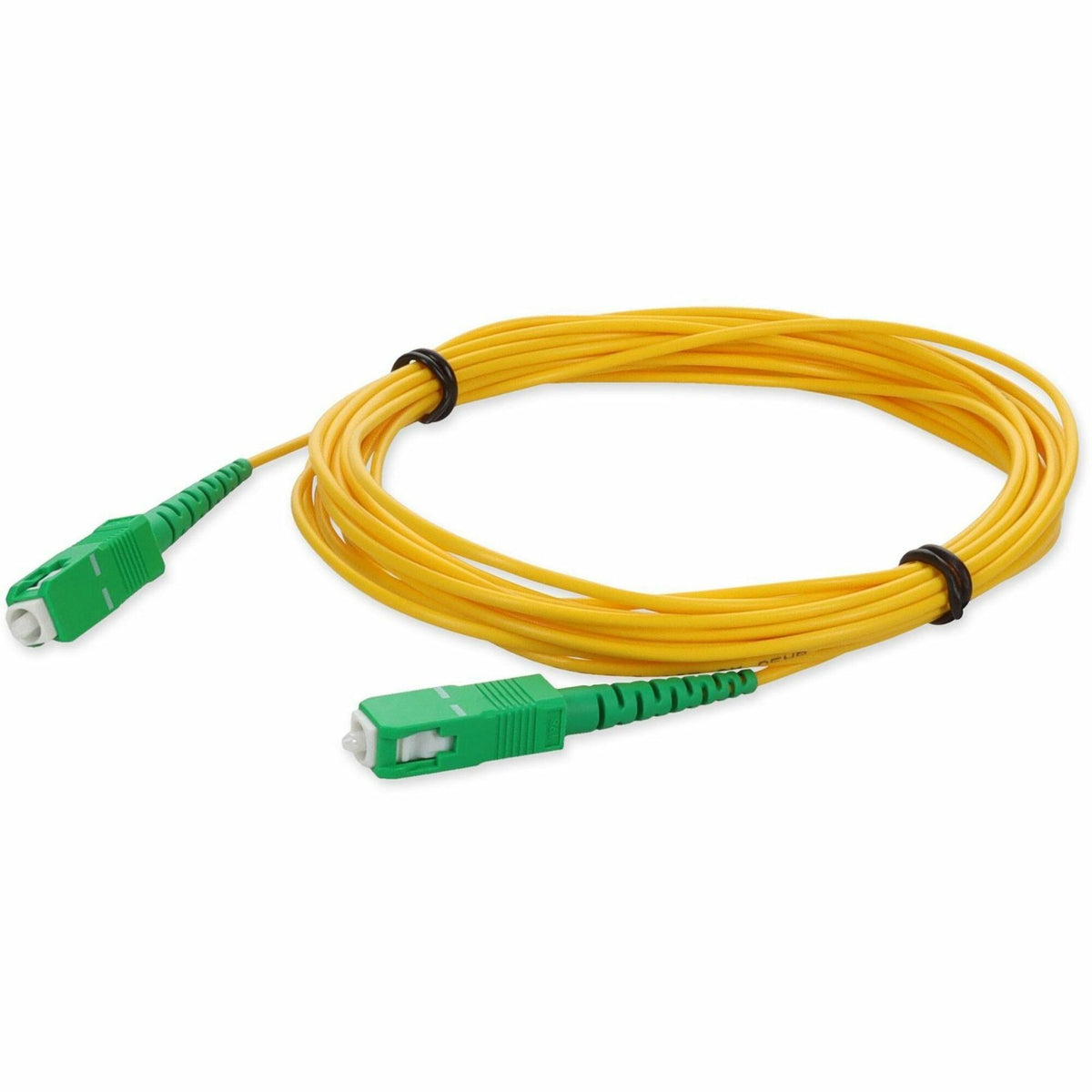 AddOn 3m Single-Mode Fiber (SMF) Simplex (APC-SC/APC-SC) ASC/ASC OS1 Yellow Patch Cable - ADDASCASC3MS9SMF