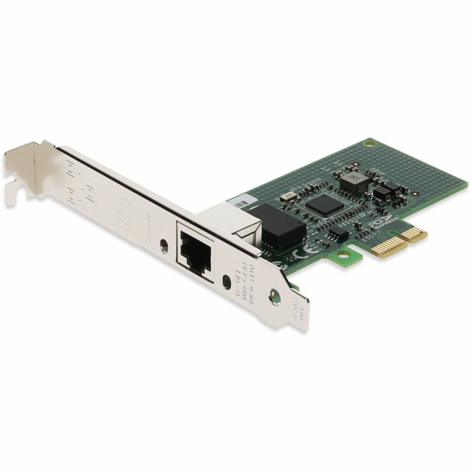 AddOn HP 394791-B21 Comparable 10/100/1000Mbs Single Open RJ-45 Port 100m PCIe x4 Network Interface Card - 394791-B21-AO