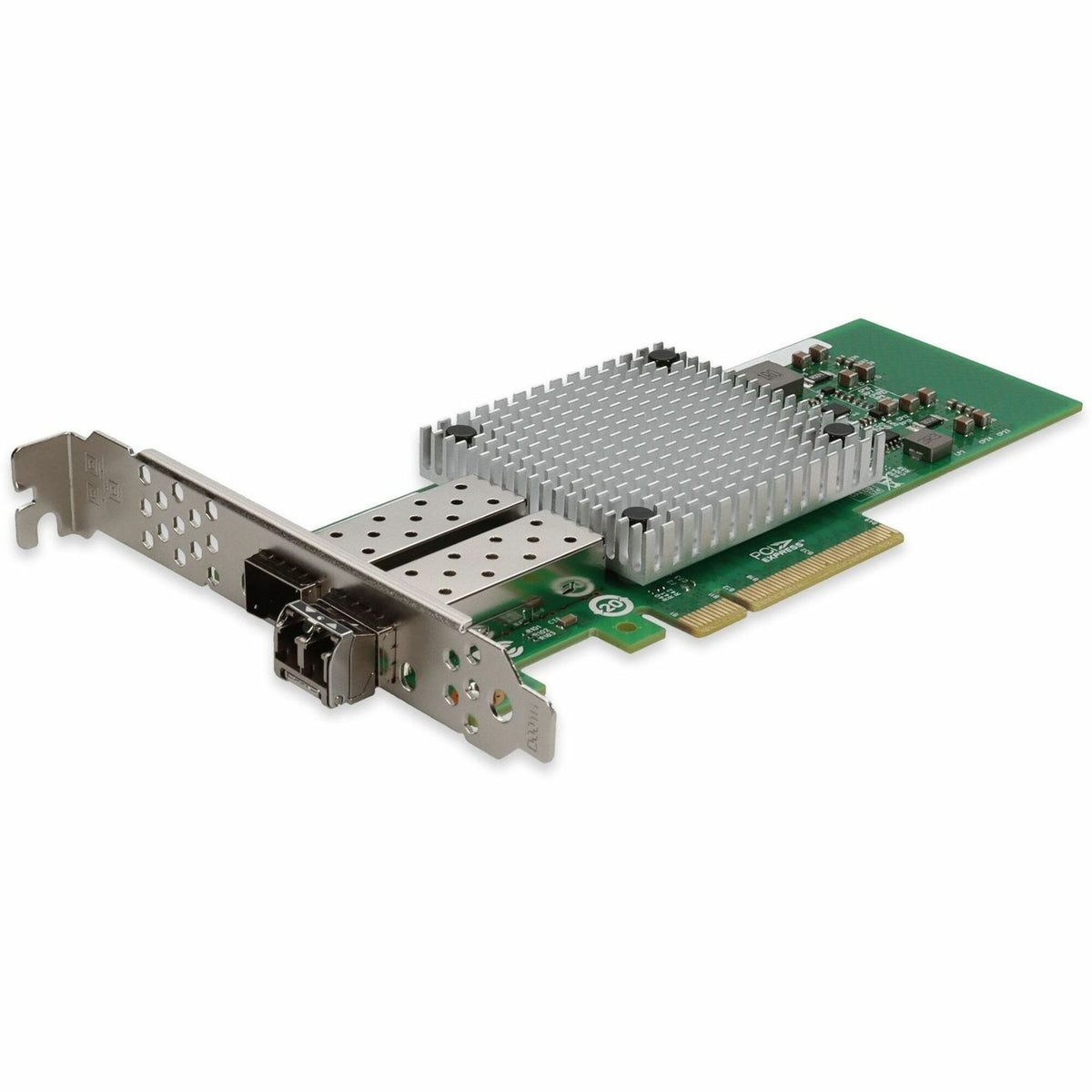 AddOn QLogic QLE3242-SR-CK Comparable 10Gbs Dual SFP+ Port 300m Network Interface Card with 2 10GBase-SR SFP+ Transceivers - QLE3242-SR-CK-AO