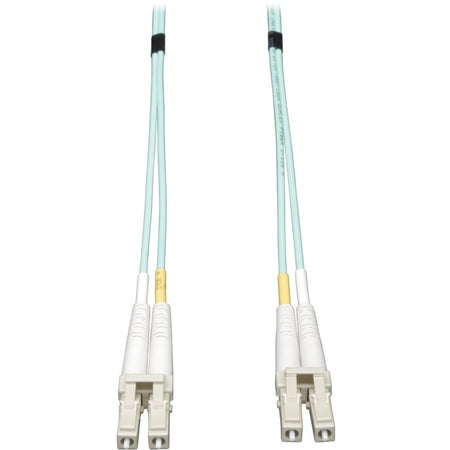 Eaton Tripp Lite Series 10Gb Duplex Multimode 50/125 OM3 LSZH Fiber Patch Cable (LC/LC) - Aqua, 4M (13 ft.) - N820-04M