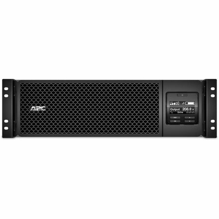 APC Smart-UPS On-Line, 5.4kVA, Rackmount 3U, 208V, 2x L6-20R+2x L6-30R NEMA outlets, Network Card+SmartSlot, Extended runtime, W/ rail kit - SRT5KRMXLT