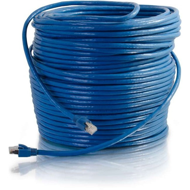 C2G 50ft Cat6 Ethernet Cable - Snagless Solid Shielded - Blue - 43167