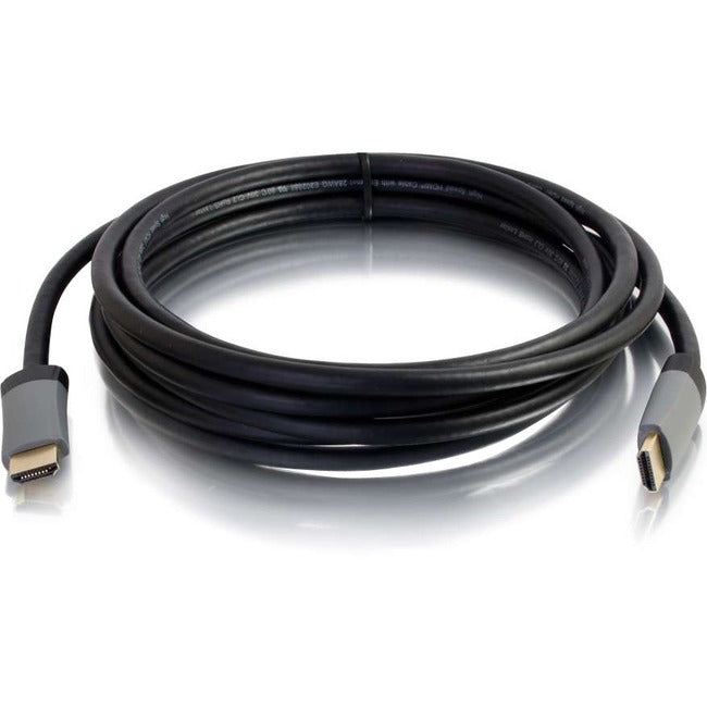 C2G 12ft 4K HDMI Cable with Ethernet - High Speed - In-Wall CL-2 Rated - 50629