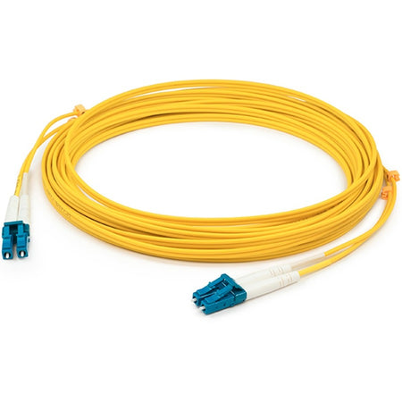 AddOn 15m LC (Male) to LC (Male) Yellow OS2 Duplex Fiber OFNR (Riser-Rated) Patch Cable - ADD-LC-LC-15M9SMF