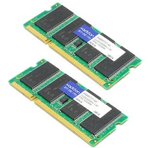 AddOn AA800D2S6/2G x2 Dell A4849737 Compatible 4GB (2x2GB) DDR2-800MHz Unbuffered Dual Rank 1.8V 200-pin CL5 SODIMM - A4849737-AA