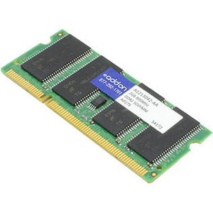 AddOn AA800D2S6/2G x1 Dell A1213042 Compatible 2GB DDR2-800MHz Unbuffered Dual Rank 1.8V 200-pin CL6 SODIMM - A1213042-AA