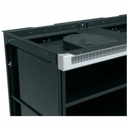 Middle Atlantic C5 Credenza Series 2-Bay Credenza Air Vent - Flat Black - C5-VENT2-BK