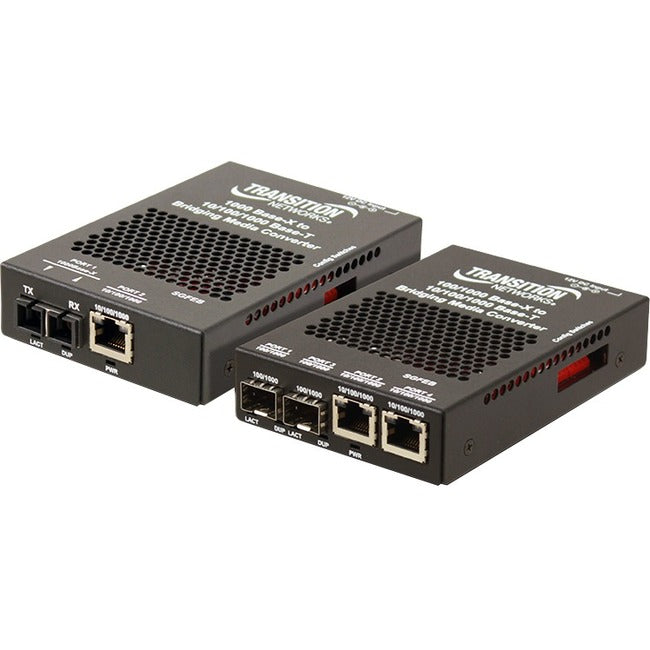 Transition Networks 10/100/1000 Ethernet Media Converter Stand-Alone - SGFEB1040-330-NA