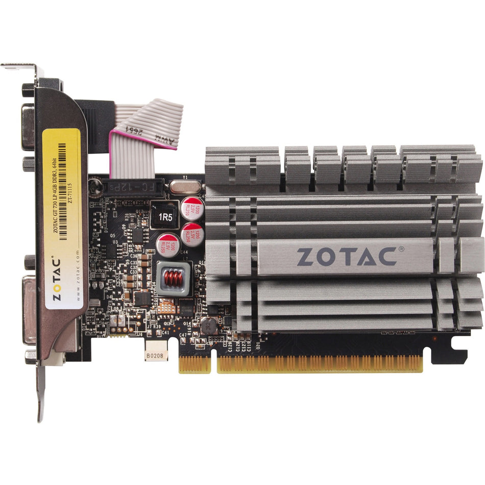 Zotac NVIDIA GeForce GT 730 Graphic Card - 4 GB DDR3 SDRAM - ZT-71115-20L