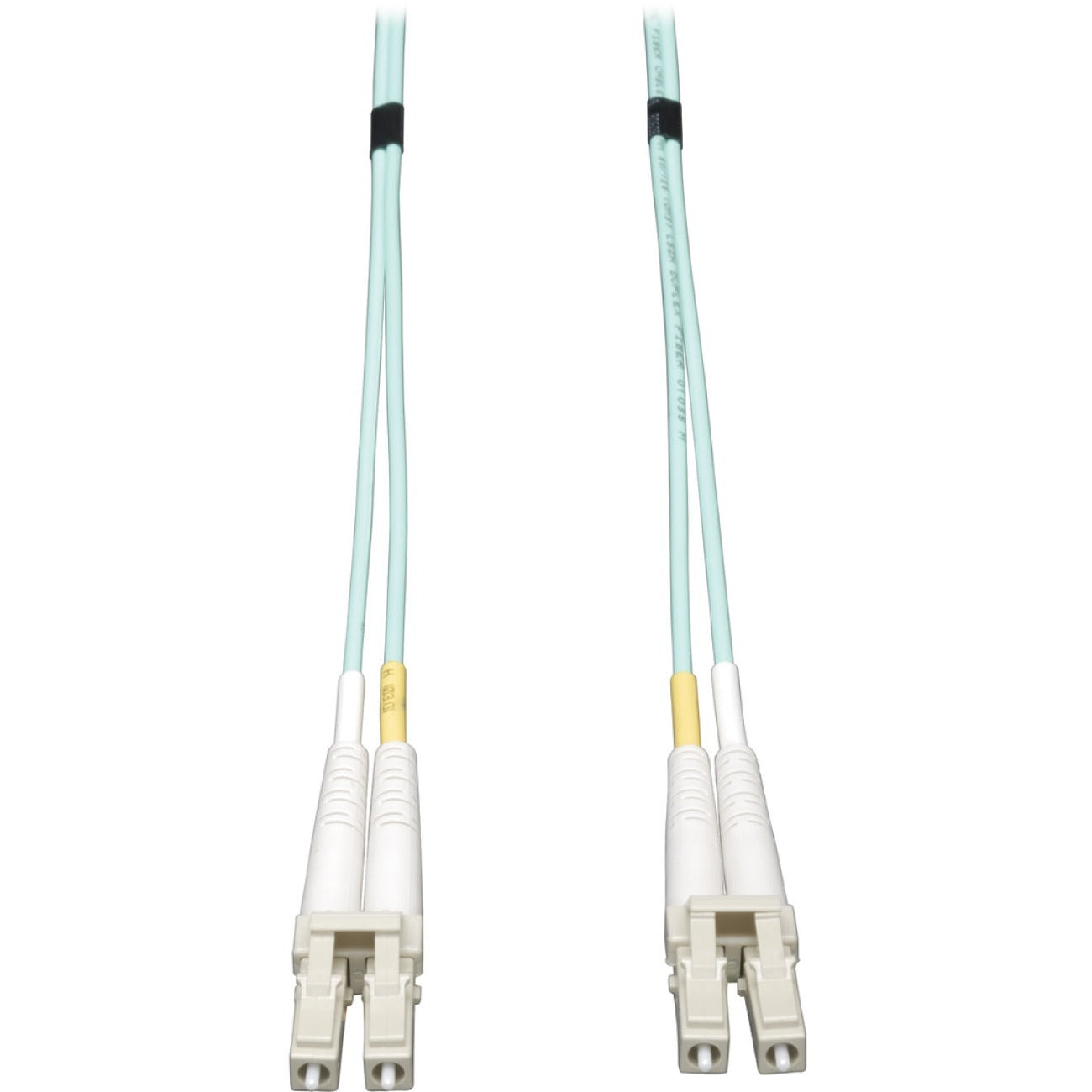 Tripp Lite by Eaton 10Gb Duplex Multimode 50/125 OM3 LSZH Fiber Patch Cable (LC/LC) - Aqua 0.5M (20-in.) - N820-20N