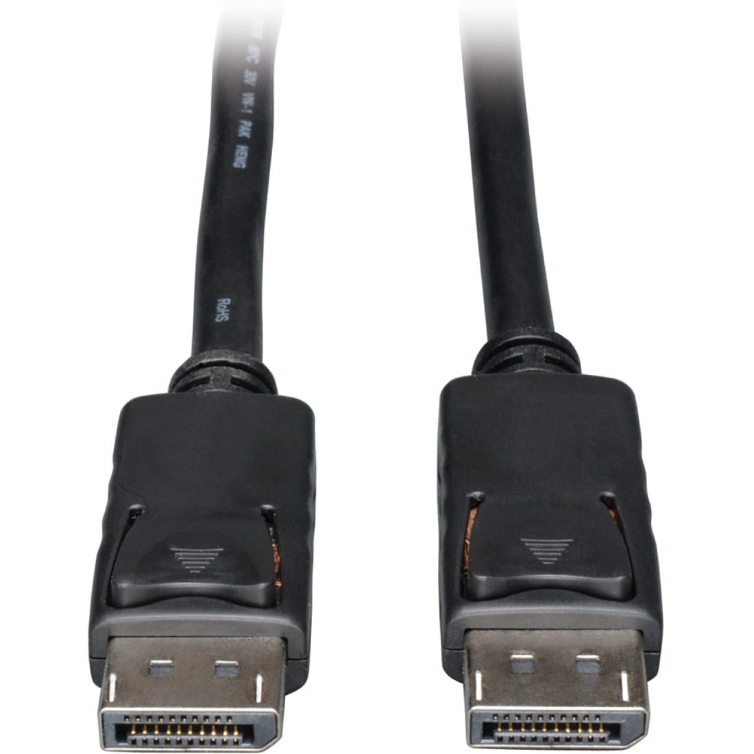 Eaton Tripp Lite Series DisplayPort Cable with Latching Connectors, 4K 60 Hz (M/M), Black, 1 ft. (0.31 m) - P580-001