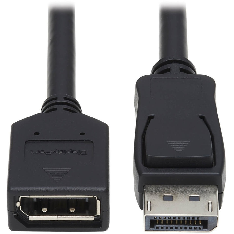 Eaton Tripp Lite Series DisplayPort Extension Cable with Latch, 4K @ 60 Hz, HDCP 2.2 (M/F), 6 ft. (1.83 m) - P579-006