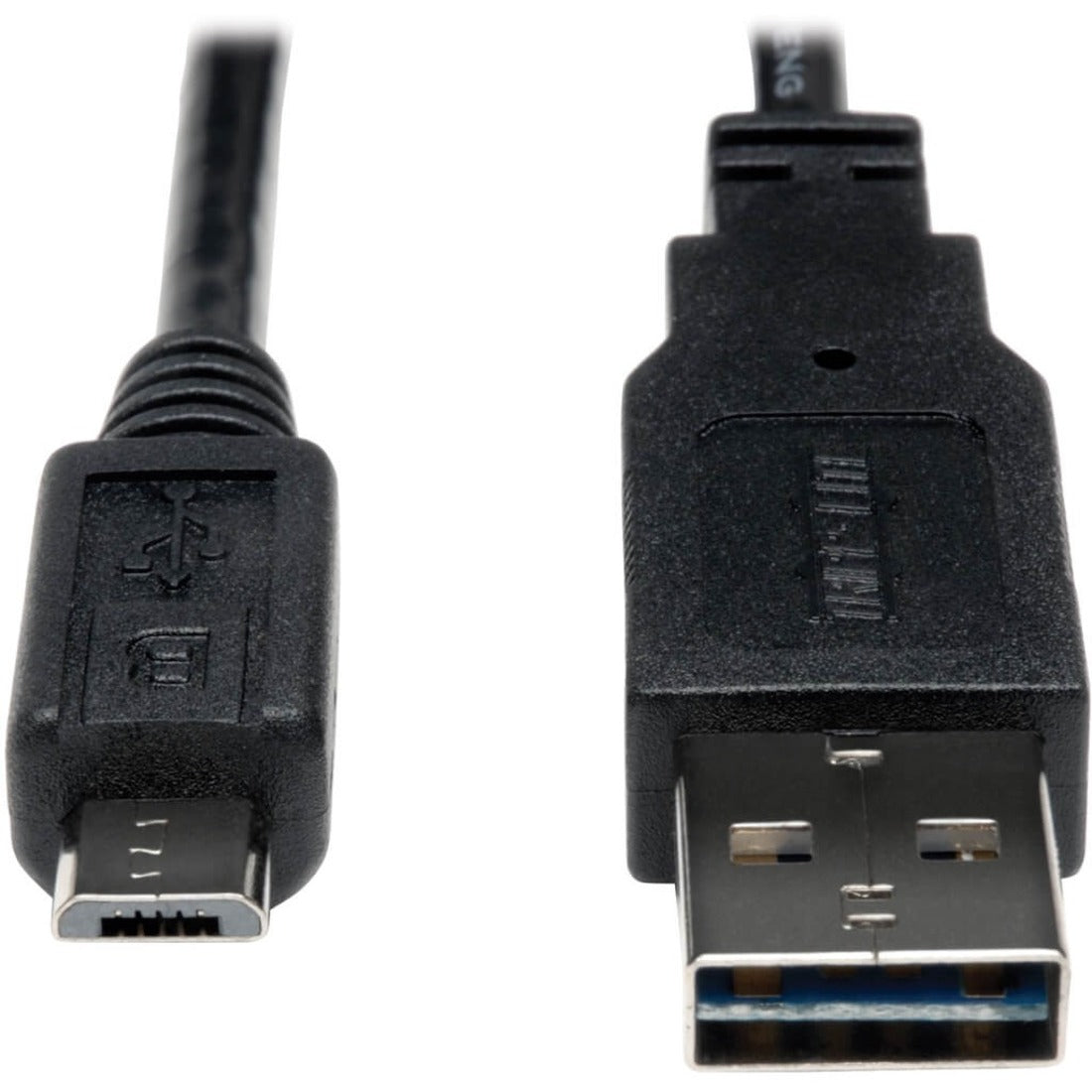 Eaton Tripp Lite Series Universal Reversible USB 2.0 Cable, 28/24AWG (Reversible A to 5Pin Micro B M/M), 1 ft. (0.31 m) - UR050-001-24G