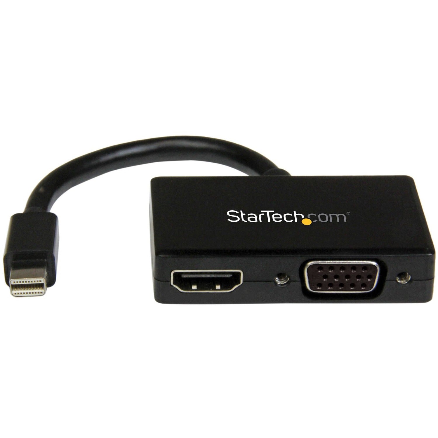 StarTech.com Travel A/V Adapter: 2-in-1 Mini DisplayPort to HDMI or VGA Converter - MDP2HDVGA