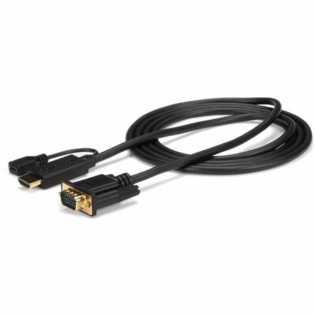 StarTech.com HDMI to VGA Cable - 10 ft / 3m - 1080p - 1920 x 1200 - Active HDMI Cable - Monitor Cable - Computer Cable - HD2VGAMM10