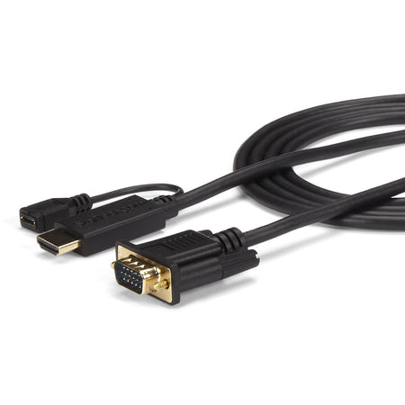 StarTech.com HDMI to VGA Cable - 10 ft / 3m - 1080p - 1920 x 1200 - Active HDMI Cable - Monitor Cable - Computer Cable - HD2VGAMM10