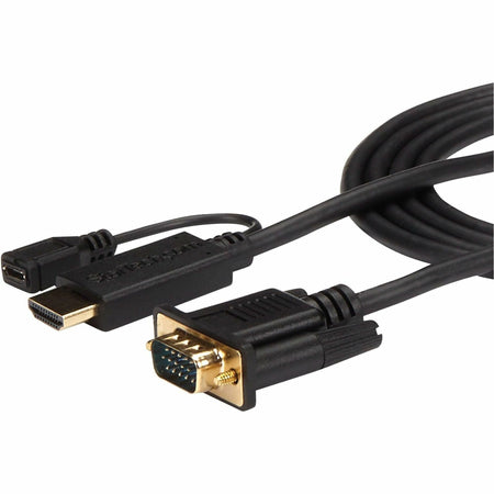 StarTech.com HDMI to VGA Cable - 3 ft / 1m - 1080p - 1920 x 1200 - Active HDMI Cable - Monitor Cable - Computer Cable - HD2VGAMM3