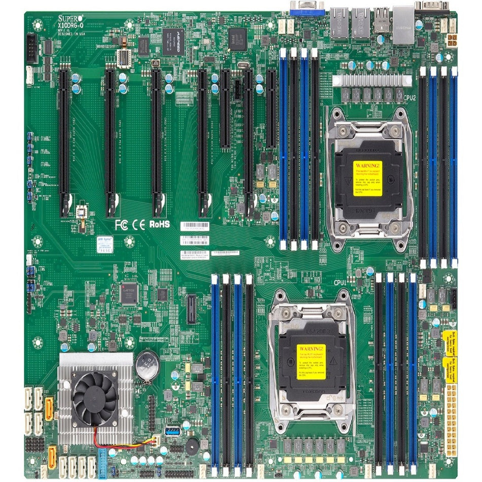 Supermicro X10DRG-Q Server Motherboard - Intel C612 Chipset - Socket LGA 2011-v3 - Proprietary Form Factor - MBD-X10DRG-Q-B