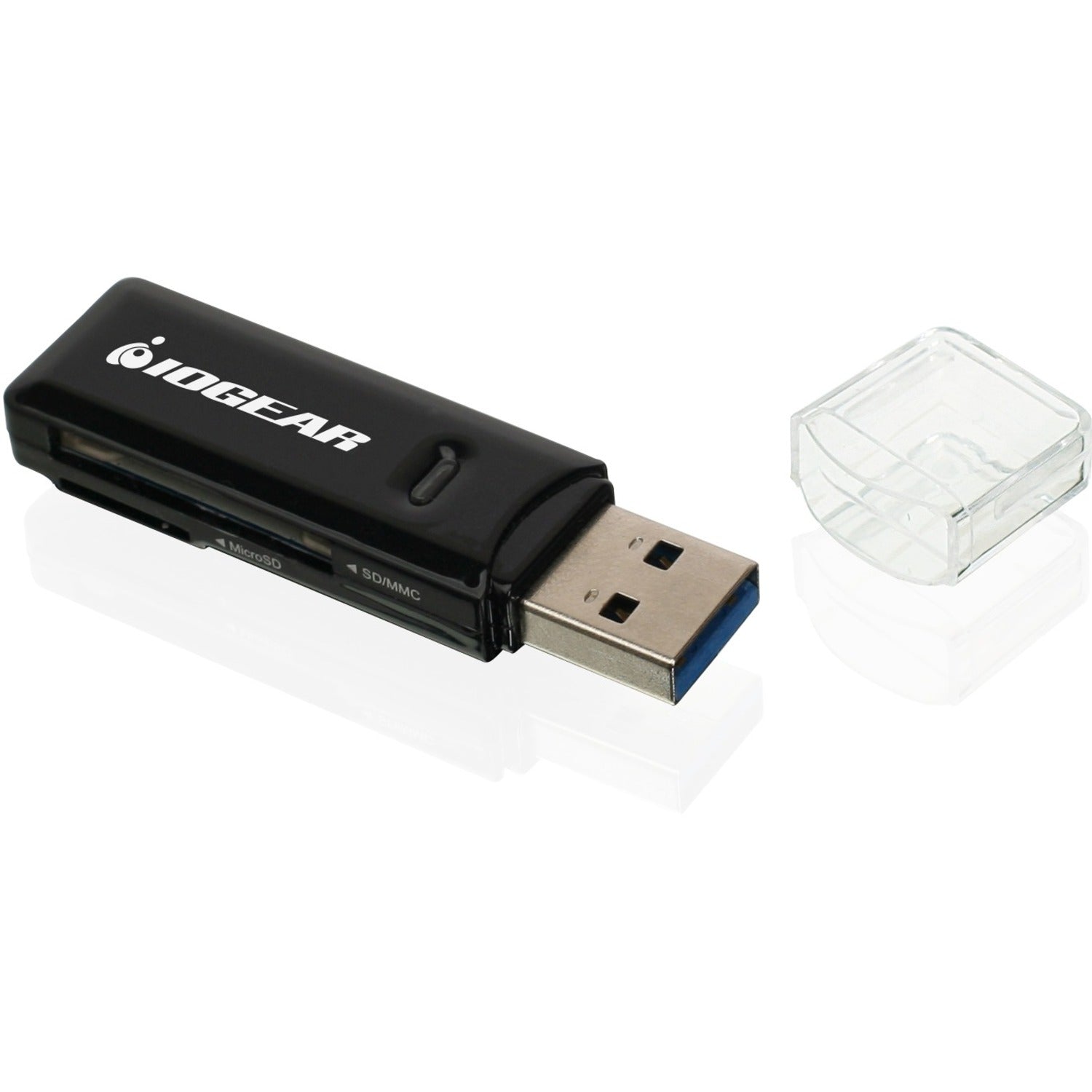 IOGEAR Compact USB 3.0 SDXC/MicroSDXC Card Reader/Writer - GFR305SD