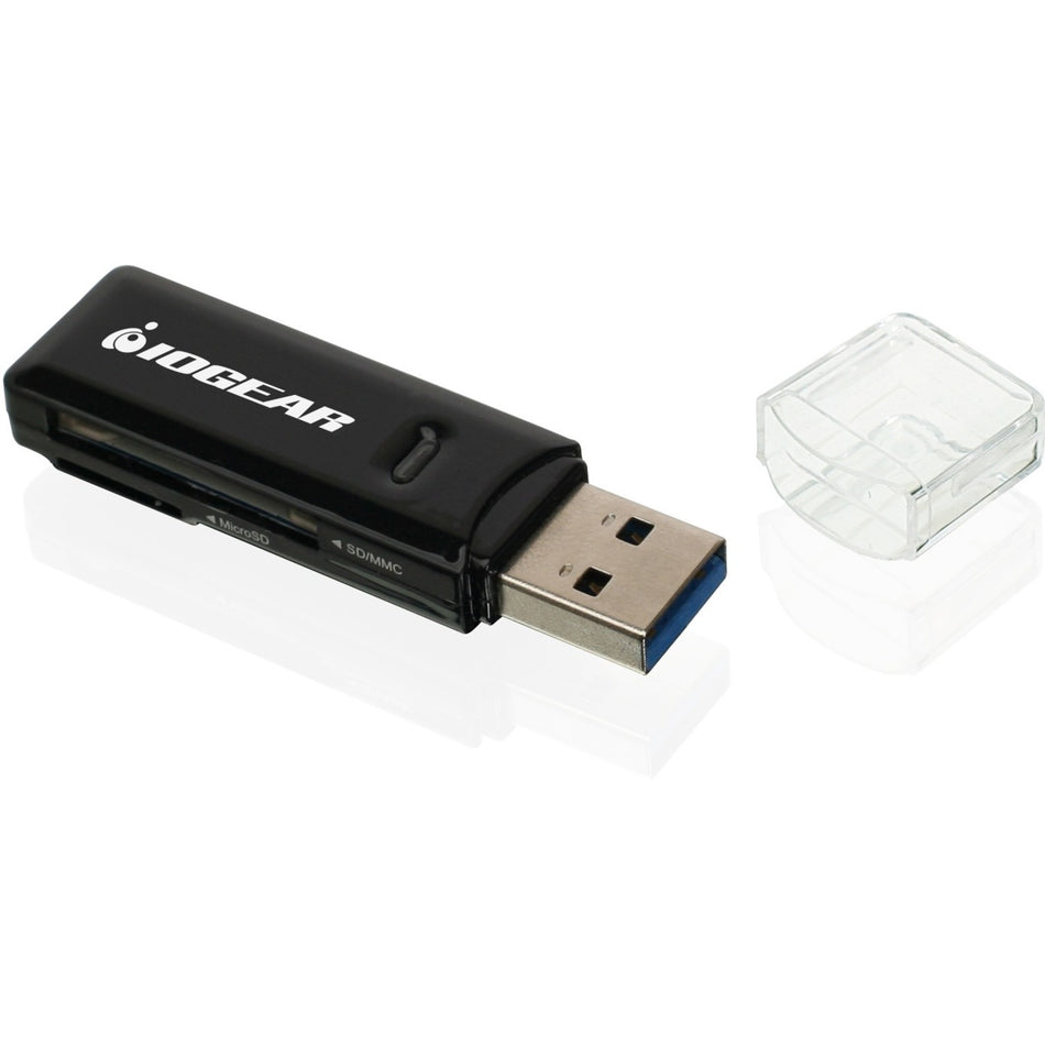IOGEAR Compact USB 3.0 SDXC/MicroSDXC Card Reader/Writer - GFR305SD
