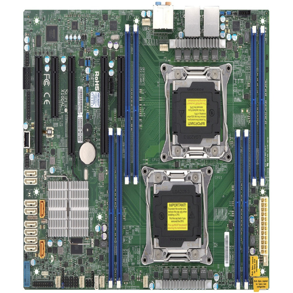 Supermicro X10DAL-i Server Motherboard - Intel C612 Chipset - Socket LGA 2011-v3 - ATX - MBD-X10DAL-I-O